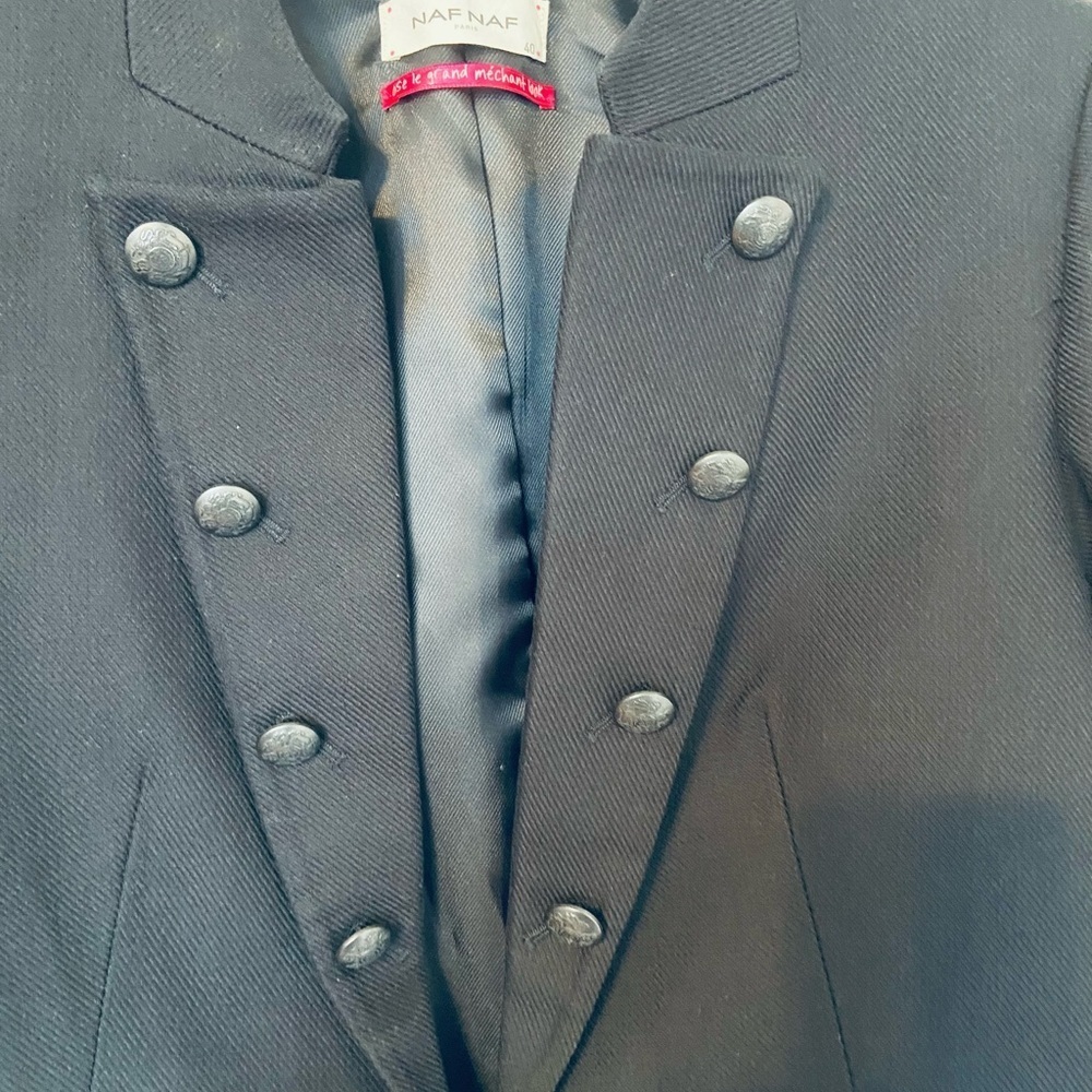 Naf Naf Ose Le Grand Mechant Look Blazer Size 40 View 4